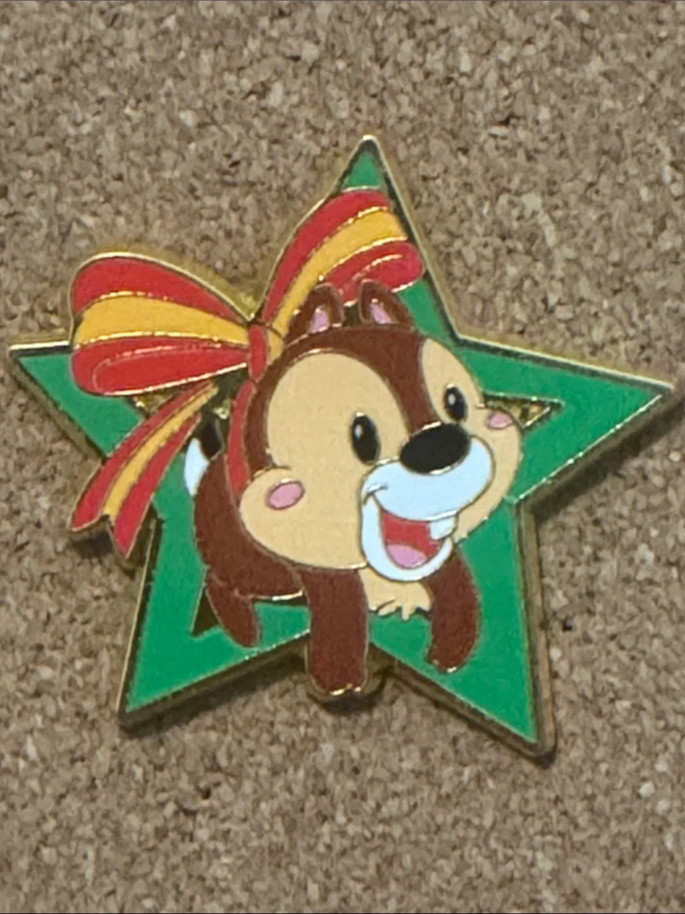 5/$25 Disney Cute Star Chip n Dale Pin